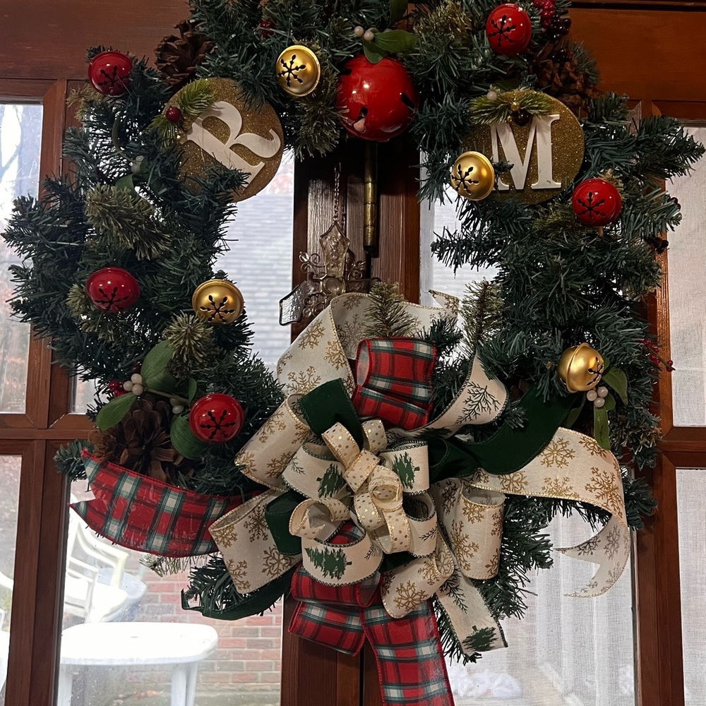 24” Custom Made Christmas Wreath- Made To Order